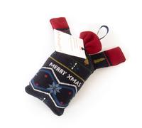 Thought Hangable Happy Christmas Organic Cotton Socks - Navy Blue - UK7-11