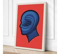 Thought in Motion Modern Canvas Wall Art Print 36x24 Inch (91 x 61 cm)