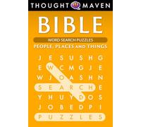 THOUGHT MAVEN Bible Word Search: People, Places and Things