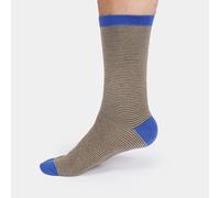Thought Modal Stripe Crew Socks - Sand Yellow - UK7-11