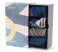 Thought Mountain Biking Bamboo Socks Gift Box - 4 Pairs - UK7-11