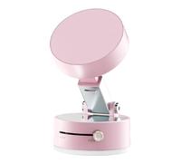 Thoughtaidea Phone Holder, Foldable Portable Vacuum Magnetic Cell Phone Holder, Vacuum Suction Magnetic Phone Stand, Upgraded 360° Adjustable Suction Cup Car Phone Smooth Surface (Pink)