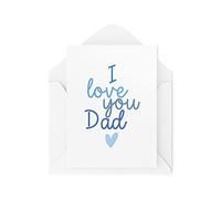 Thoughtful Card for Dad - I love you Dad - Card from Son Daughter - Father's Day Card - Birthday Card - CBH1661