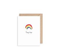 Thoughtful Card Just to Say Happy Days Rainbow - Louise Mulgrew Greeting Card