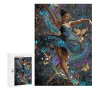 Thoughtful Present: Dancing Butterflies Art Print, 300 PCS, Decorative Jigsaw for Grown-Ups - for A Rewarding Weekend Challenge