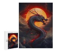 Thoughtful Present: Dragon Rising Mystic Sky, 500 PCS, Decorative Jigsaw for Grown-Ups - for A Rewarding Weekend Challenge