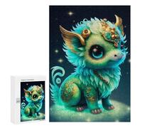 Thoughtful Present: Fantasy Magical Creature Art Print-1, 300 PCS, Decorative Wooden Puzzle, with A Decorative Finished Picture