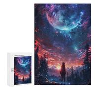 Thoughtful Present: Starry Nights Embrace, 300 PCS, Jigsaw Puzzle for Adults, with A Decorative Finished Picture