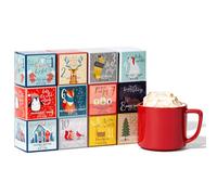 Thoughtfully Gourmet, 12 Days of Christmas Hot Chocolate Gift Set, Flavours Include Rocky Road, Cookies Butter, Pumpkin Pie & More, Set of 12