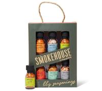 Thoughtfully Gourmet, BBQ Seasoning Collection, Variety 6 Pack, Flavours Include Southwest, Chilli Salt, Cajun, Mexican, Garlic Chilli Spice and Caribbean BBQ Rub, 25 mL Each