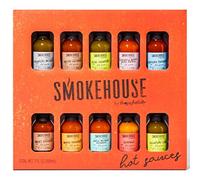 Thoughtfully Gourmet, Global Hot Sauce Gift Set, Internationally Inspired Flavors Include Puerto Rican Mango Habanero, Mexican Style Hot Sauce & More (Set of 10)