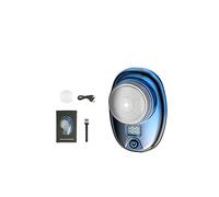 THOUGHTOSIS mini portable shaver mini electric shaver mini shaver digital display powerful Storm Razor for man onboard type-c rechargable 6-blade washable for travel/BLUE