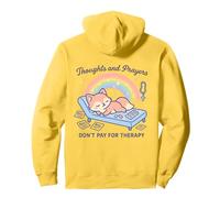 Thoughts and Prayers Don’t Fix Real Problems Satire Pullover Hoodie