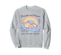 Thoughts and Prayers Don’t Fix Real Problems Satire Sweatshirt