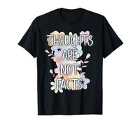 Thoughts are not Facts Mental Health Mind Emotions Brain T-Shirt