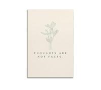 Thoughts Are Not Facts Mental HealthPosters Are Suitable for All Occasions Wall Room Decoration Aesthetics, Wall Art for Home DecorationUnframe-style 20x30inch(50x75cm)
