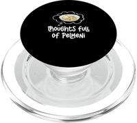 Thoughts Full Of Pelmeni Funny Dumpling Russian Dish Lovers PopSockets PopGrip for MagSafe