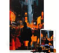 Thoughts in Glow Jigsaw Puzzles for Teenagers 1000 Piece Pure Logic Toy Quiet Calm Clean Cut Wall Art Decor (50x75cm)