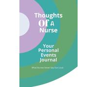 Thoughts of a Nurse | Your Personal Events Journal: What Nurses Never Say Out Loud, Medic Diary | 6 X 9 inches | 120 Pages | Perfect for Your Daily Career Reflection