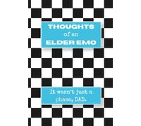Thoughts of an Elder Emo - It Wasn't Just a Phase, DAD: Retro Checkerboard Journal | 100-page checkerboard Lined Notebook for Journaling, Song Lyrics, Notes & Daily Thoughts