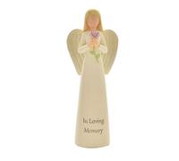 Thoughts Of You Angel Figurine In Loving Memory
