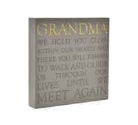 Thoughts of You Memorial Square Plaque - Grandma