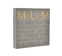 Thoughts of You Memorial Square Plaque - Mum