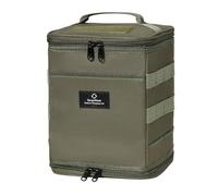 Thous Winds Outdoor Tactical Storage Bag, 1000D Polyester Fabric Box, for Camping Lantern Carry, Travel Picnic Backpacking, 9.6L, Olive-green
