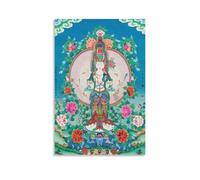 Thousand-armed Avalokitesvara Thangka Poster Canvas Wall Art Prints Poster Photo Picture Painting Posters Room Decor 20x30inch(50x75cm)