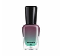 Thousand Color Temperature Change Nail Polish, Quick Drying, Gradient Nail Polish, Oily Cold and Warm Discoloration, 7ml Nail Set with Powder (D, One Size)