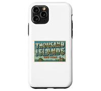 Thousand Islands New York Vintage Travel Poster Art Graphic Case for iPhone 11 Pro