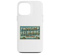 Thousand Islands New York Vintage Travel Poster Art Graphic Case for iPhone 13 Pro Max