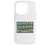 Thousand Islands New York Vintage Travel Poster Art Graphic Case for iPhone 14 Pro