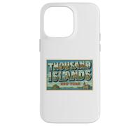 Thousand Islands New York Vintage Travel Poster Art Graphic Case for iPhone 14 Pro Max