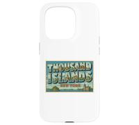 Thousand Islands New York Vintage Travel Poster Art Graphic Case for iPhone 15 Pro