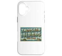 Thousand Islands New York Vintage Travel Poster Art Graphic Case for iPhone 16 Plus