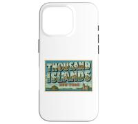 Thousand Islands New York Vintage Travel Poster Art Graphic Case for iPhone 16 Pro