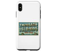 Thousand Islands New York Vintage Travel Poster Art Graphic Case for iPhone XS Max