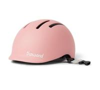 Thousand Kids Helmet - Personalised Junior Cycle Helmet with Reflective Stickers - Magnetic No-Pinch Buckle - CPSC ASTM & CE Certified for Bicycle Helmet & Skateboarding - Power Pink, Nylon Straps