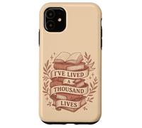 Thousand Lives Bookworm Fantasy Reading Adventure Quote Case for iPhone 11