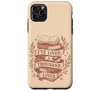 Thousand Lives Bookworm Fantasy Reading Adventure Quote Case for iPhone 11 Pro Max