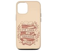 Thousand Lives Bookworm Fantasy Reading Adventure Quote Case for iPhone 12/12 Pro