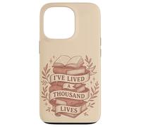 Thousand Lives Bookworm Fantasy Reading Adventure Quote Case for iPhone 13 Pro
