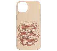 Thousand Lives Bookworm Fantasy Reading Adventure Quote Case for iPhone 14 Plus