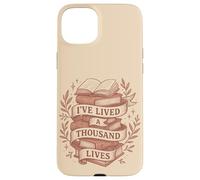 Thousand Lives Bookworm Fantasy Reading Adventure Quote Case for iPhone 15 Plus
