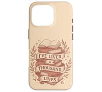 Thousand Lives Bookworm Fantasy Reading Adventure Quote Case for iPhone 16 Pro