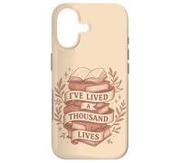 Thousand Lives Bookworm Fantasy Reading Adventure Quote Case for iPhone 17
