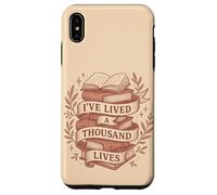 Thousand Lives Bookworm Fantasy Reading Adventure Quote Case for iPhone XS Max