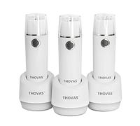 THOVAS Emergency LED Flashlight, Power Failure Light, Plug-in Flashlight for Home, Rechargeable Power Failure Flashlights, Handheld Lights Perfect for Hurricane, Survival Kits Emergencies 3 Pack