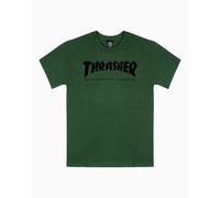 Thrasher Black Skate Mag T-Shirt, Green, M